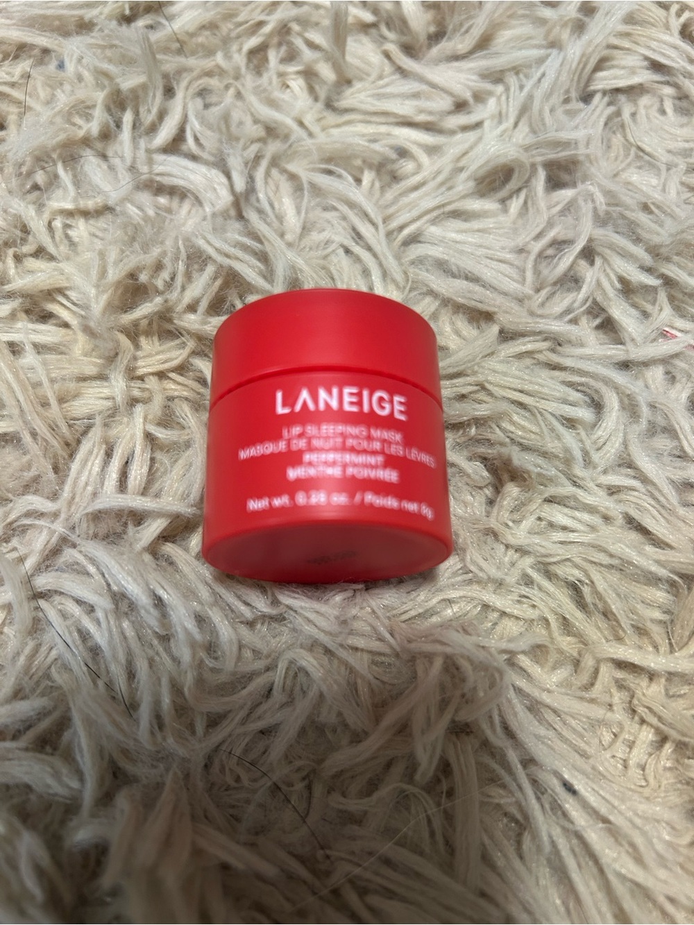 LANEIGE Lip Sleeping Mask - Bright Red Balm Jar